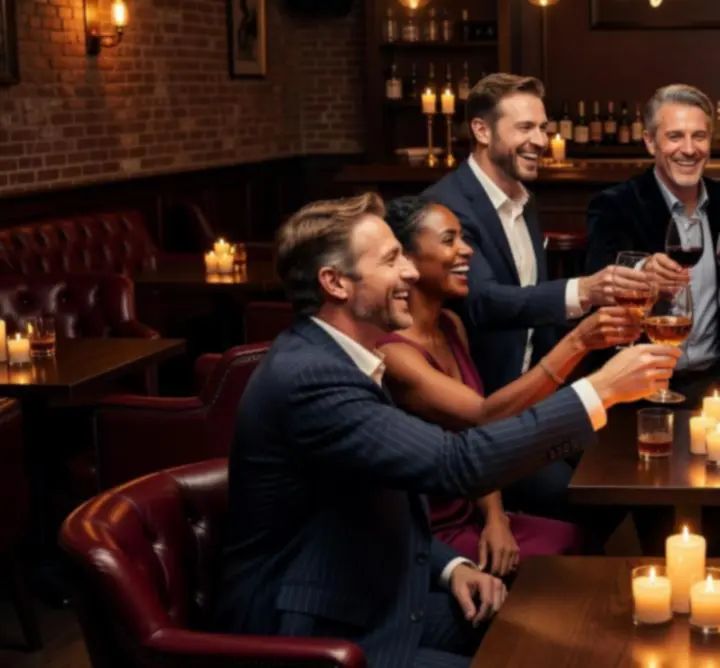 Kiemelt esemény pillanat elegáns, hangulatos After Hours Venue környezetben