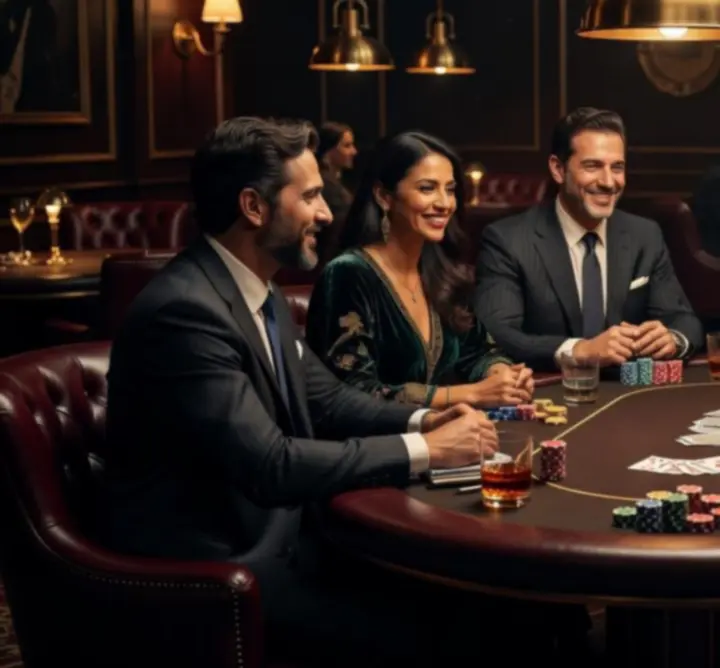Társas offline pókerasztal elegáns környezetben az After Hours Venue-ban