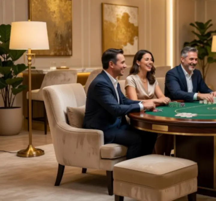 Elegáns offline póker est lounge hangulatban